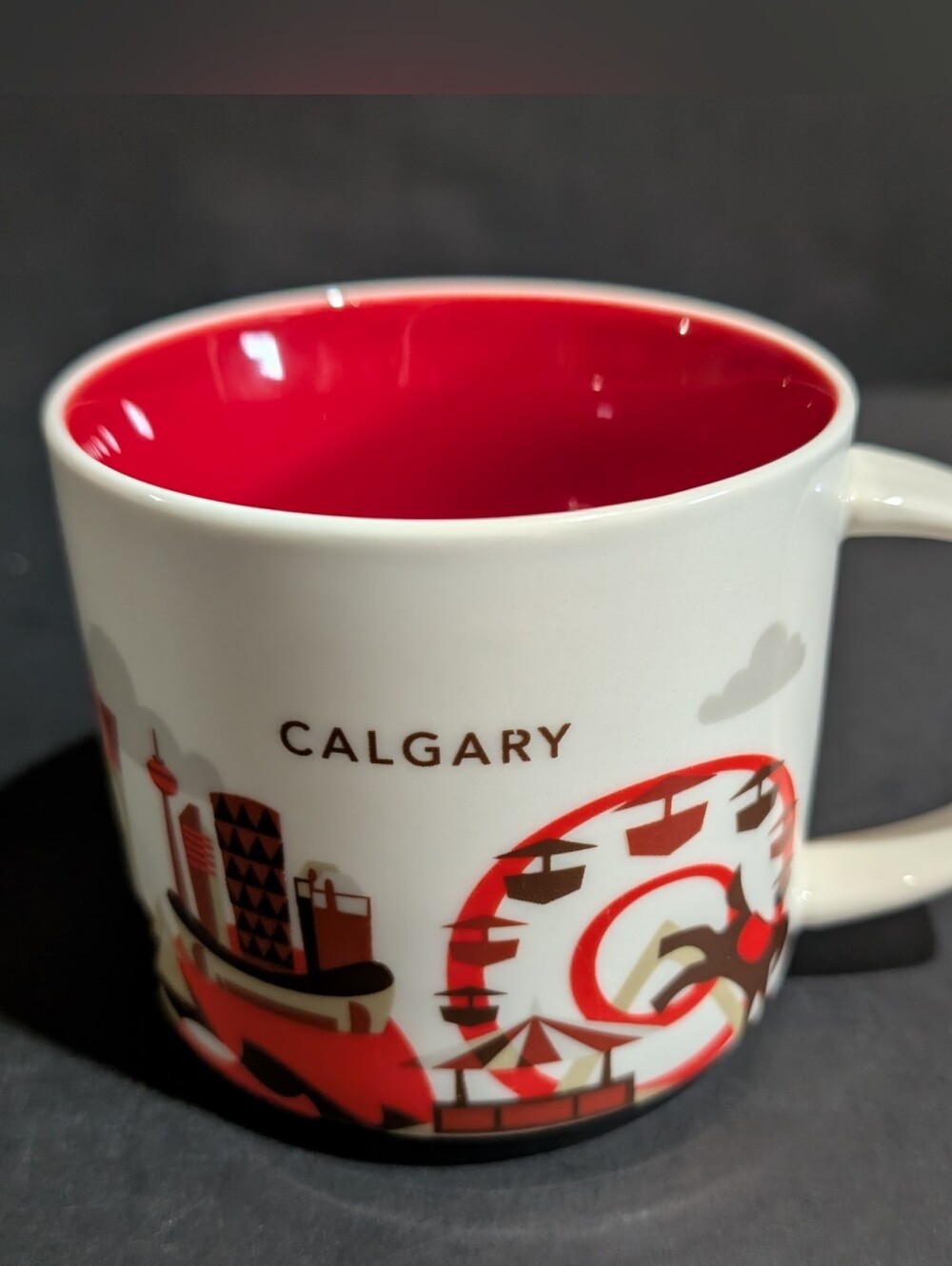 Starbucks Mug Calgary You Are Here Series 2017 YAH 14 Fl Oz